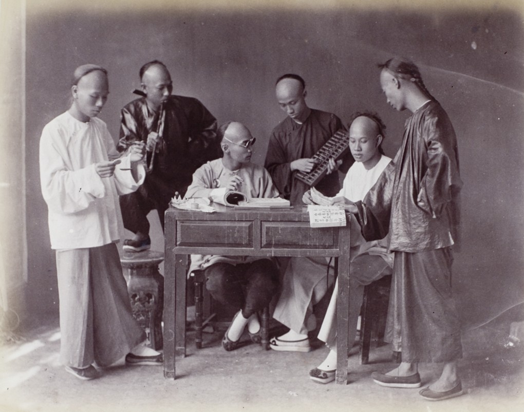 Accountants_or_businessmen_by_Lai_Afong_c1890s